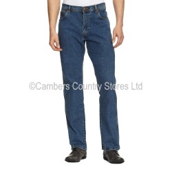 Wrangler Mens Jeans Texas Vintage Stonewash Blue